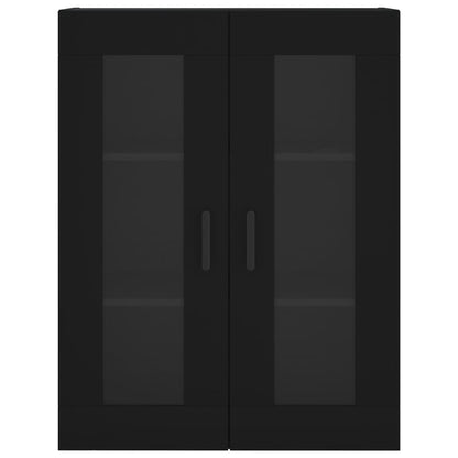 Wandschrank Schwarz 69,5x34x90 cm