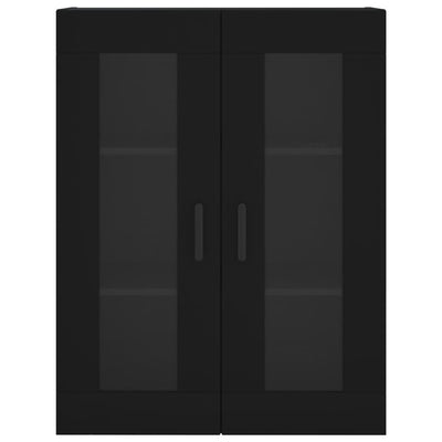 Wandschrank Schwarz 69,5x34x90 cm