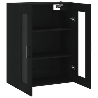 Wandschrank Schwarz 69,5x34x90 cm