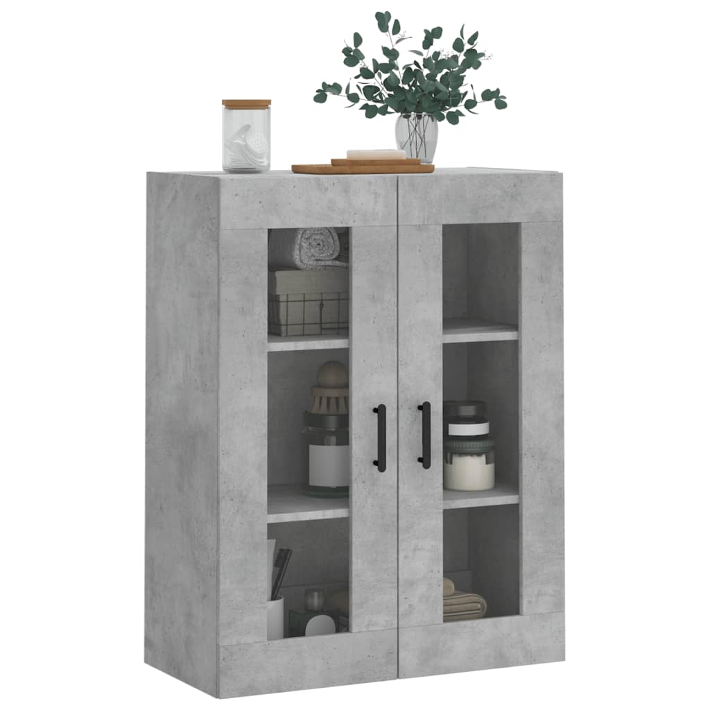 Wandschrank Betongrau 69,5x34x90 cm