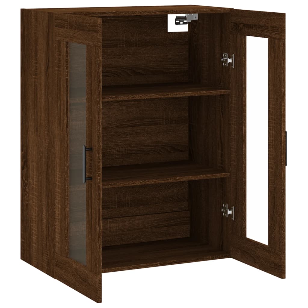 Wandschrank Braun Eichen-Optik 69,5x34x90 cm