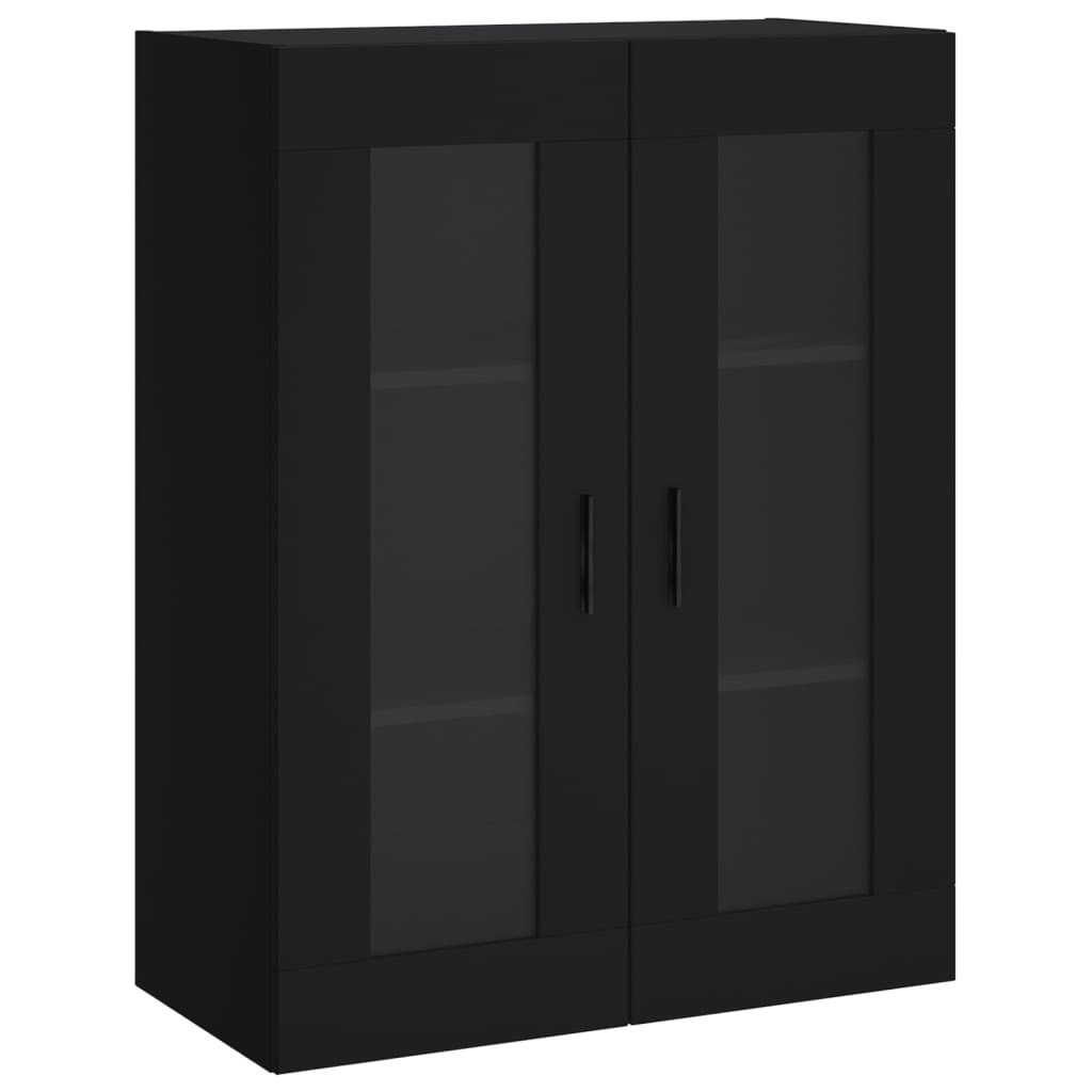 Wandschrank Schwarz 69,5x34x90 cm