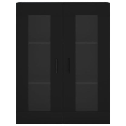 Wandschrank Schwarz 69,5x34x90 cm