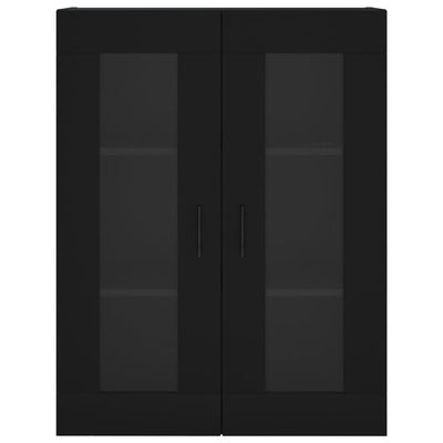 Wandschrank Schwarz 69,5x34x90 cm