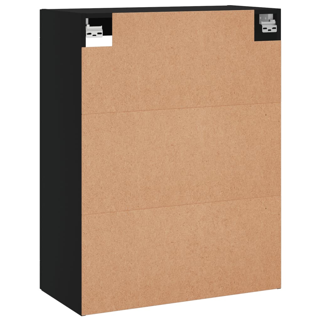 Wandschrank Schwarz 69,5x34x90 cm