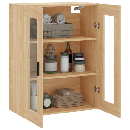 Wandschrank Sonoma-Eiche 69,5x34x90 cm