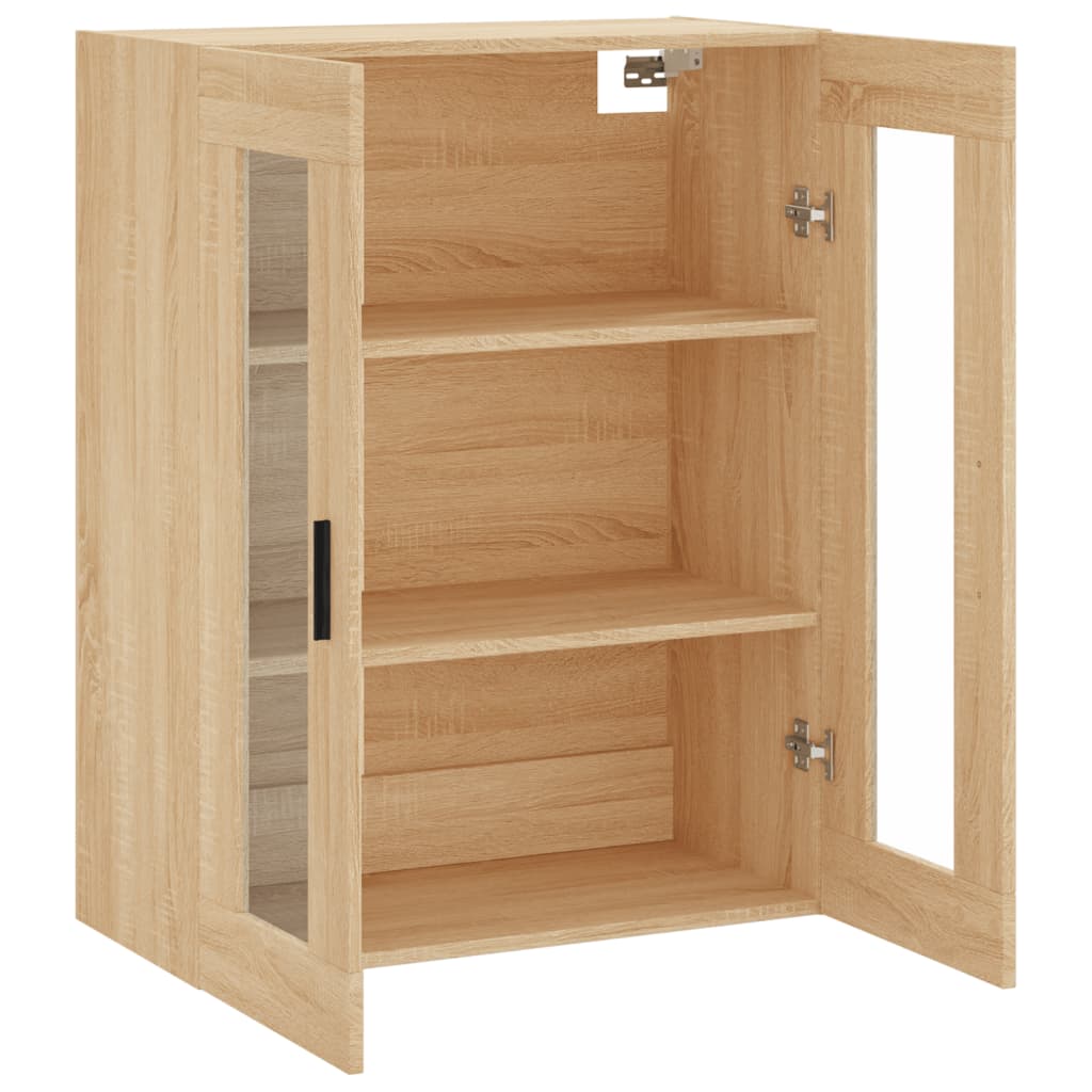 Wandschrank Sonoma-Eiche 69,5x34x90 cm