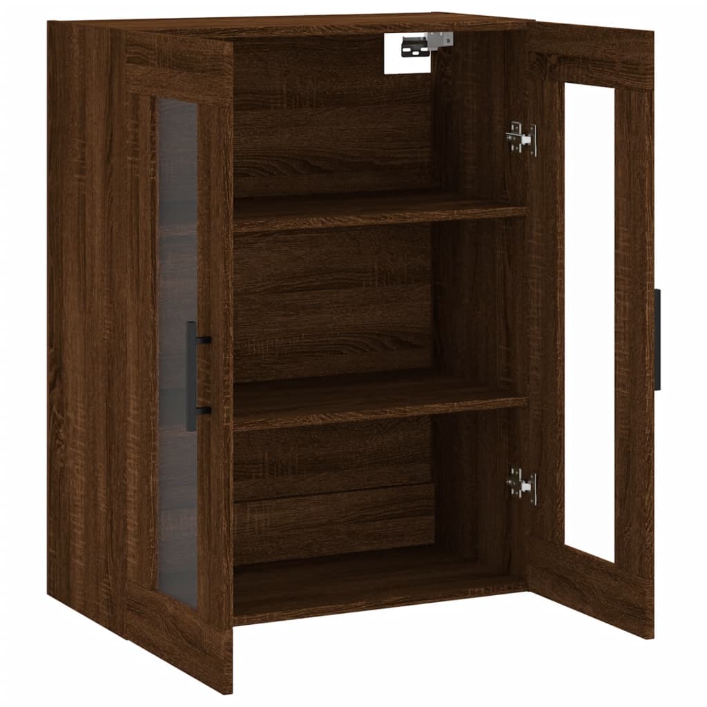 Wandschrank Braun Eichen-Optik 69,5x34x90 cm