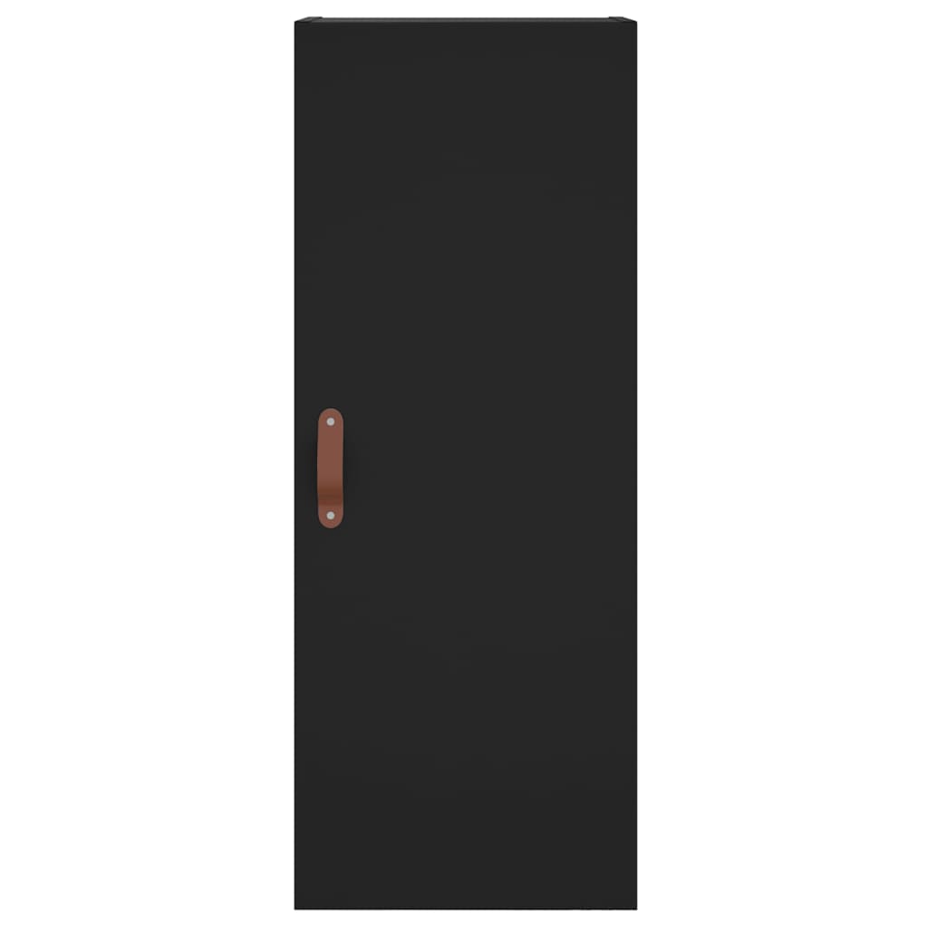 Wandschrank Schwarz 34,5x34x90 cm