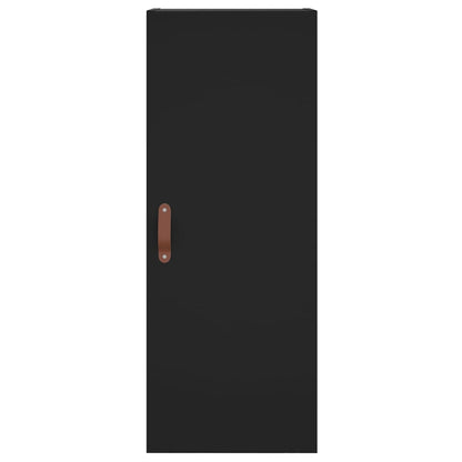 Wandschrank Schwarz 34,5x34x90 cm