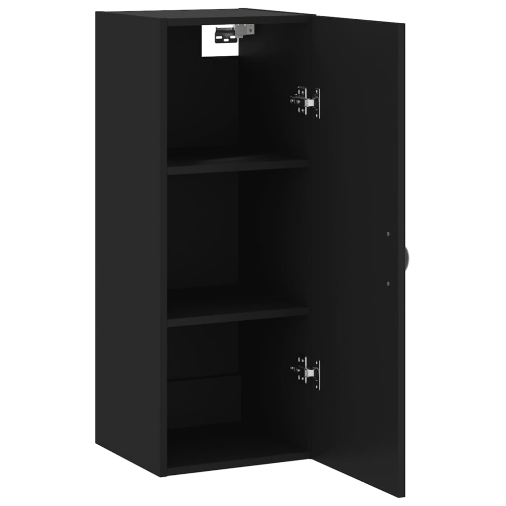 Wandschrank Schwarz 34,5x34x90 cm