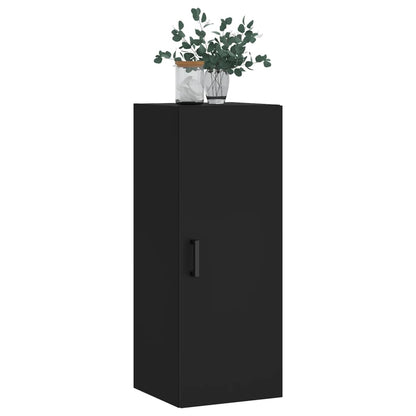 Wandschrank Schwarz 34,5x34x90 cm