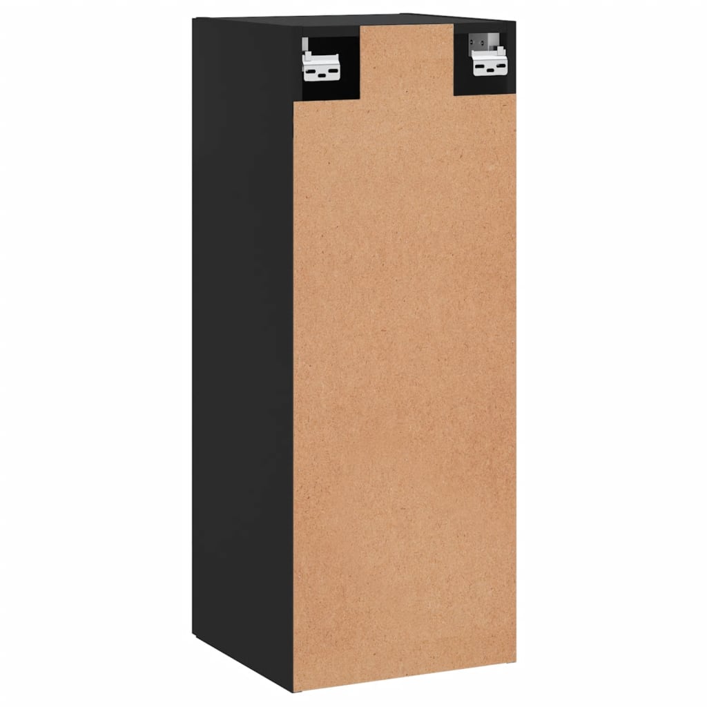 Wandschrank Schwarz 34,5x34x90 cm