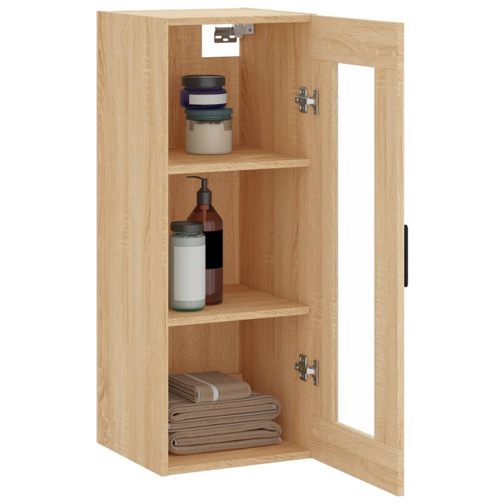 Wandschrank Sonoma-Eiche 34,5x34x90 cm