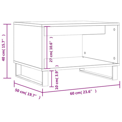 Couchtisch Grau Sonoma 60x50x40 cm Holzwerkstoff