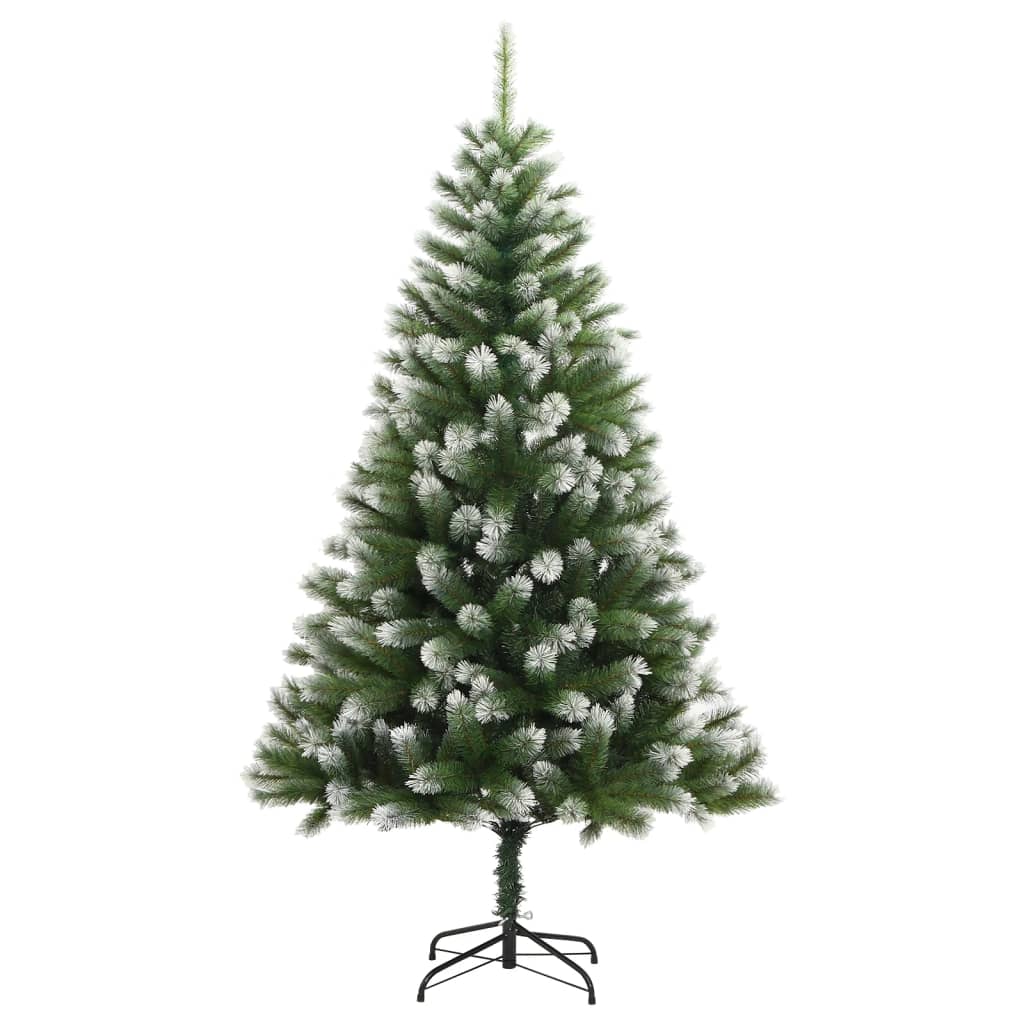 Künstlicher Weihnachtsbaum Klappbar Beschneit 120 cm