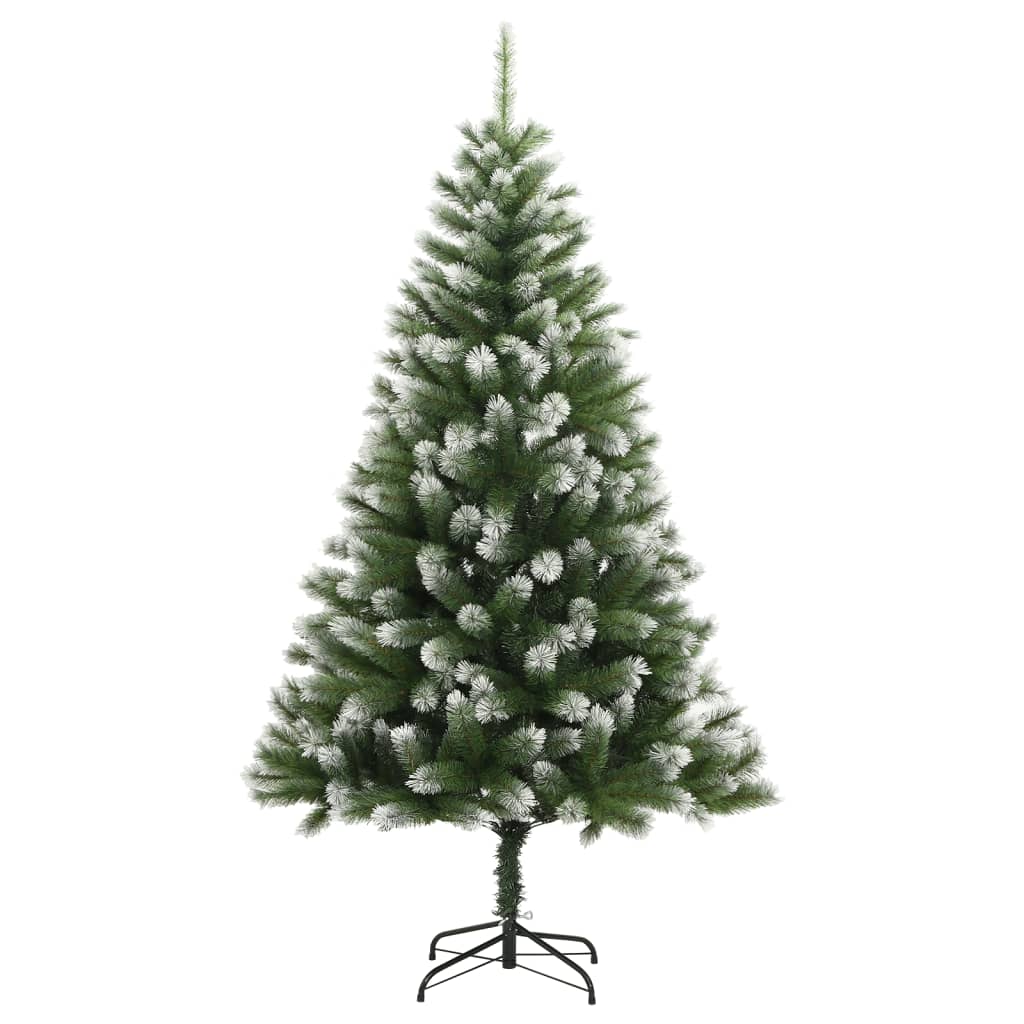 Künstlicher Weihnachtsbaum Klappbar Beschneit 150 cm