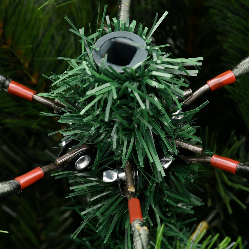 Künstlicher Weihnachtsbaum Klappbar Beschneit 210 cm