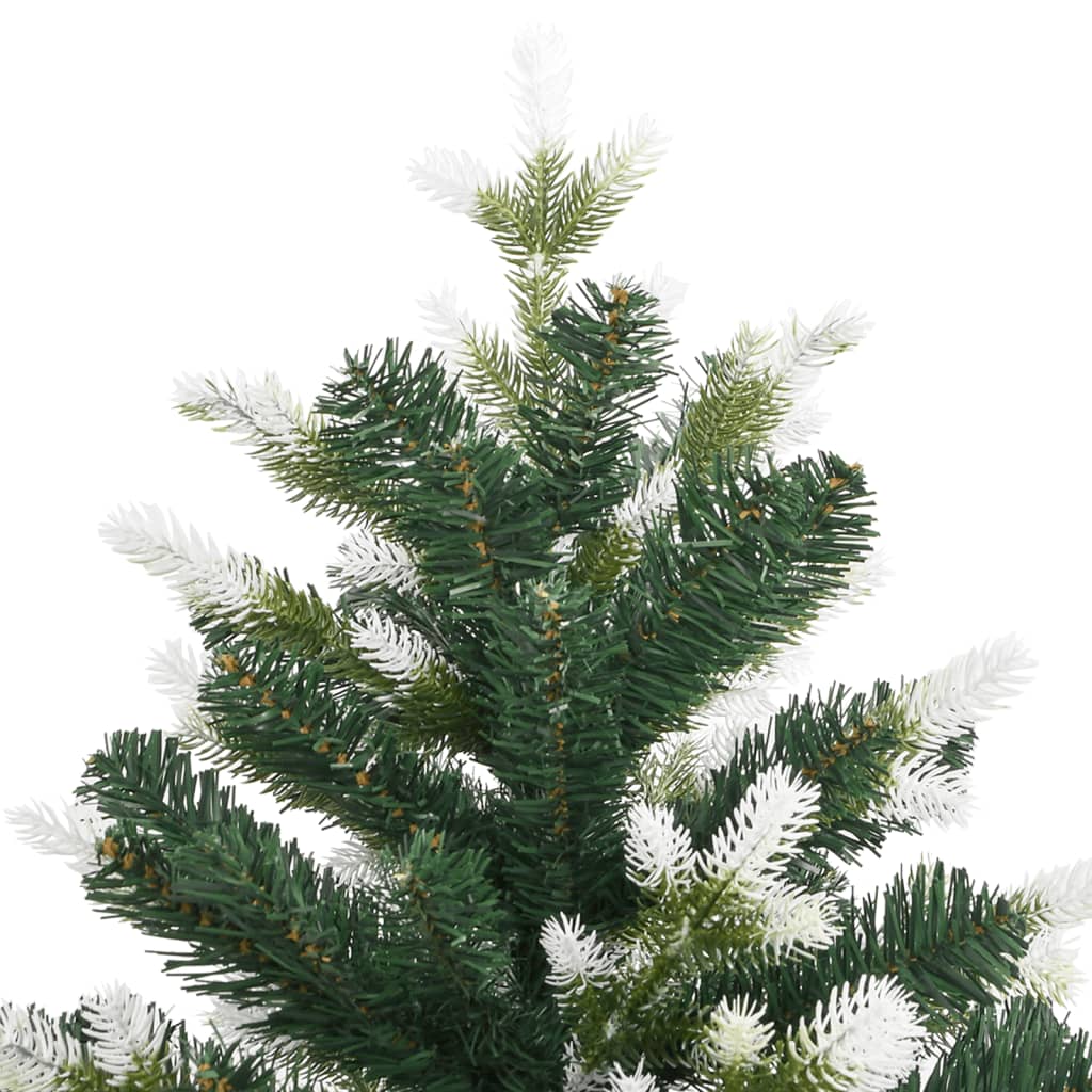 Künstlicher Weihnachtsbaum Klappbar Beschneit 210 cm