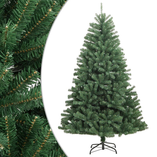 Künstlicher Weihnachtsbaum Klappbar mit Ständer Grün 210 cm