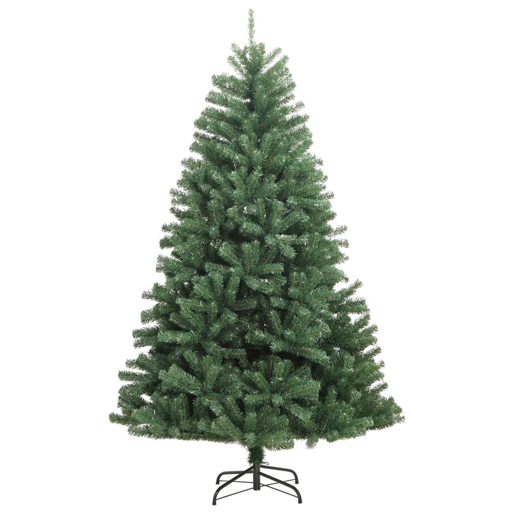 Künstlicher Weihnachtsbaum Klappbar mit Ständer Grün 210 cm