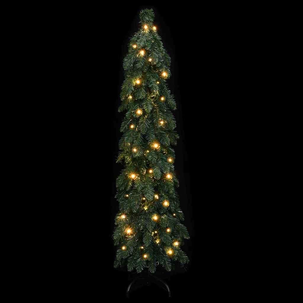 Künstlicher Weihnachtsbaum mit Beleuchtung 60 LEDs 120 cm