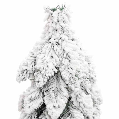 Künstlicher Weihnachtsbaum Beleuchtung & Schnee 60 LEDs 120 cm