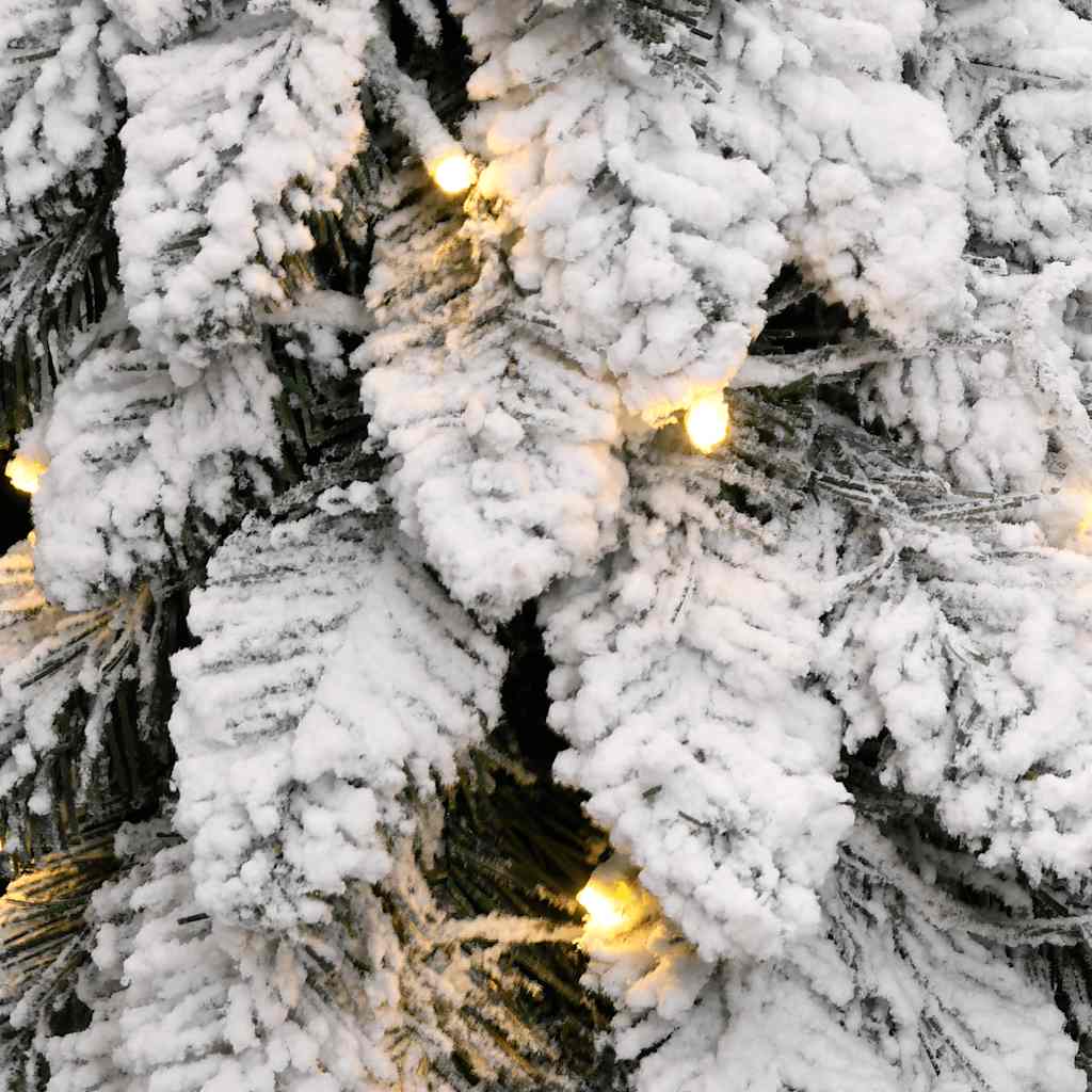 Künstlicher Weihnachtsbaum Beleuchtung & Schnee 60 LEDs 120 cm