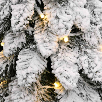 Künstlicher Weihnachtsbaum Beleuchtung & Schnee 60 LEDs 120 cm