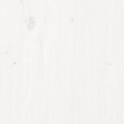 Kinderbett Weiß 90x200 cm Massivholz Kiefer