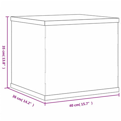 Vitrine Transparent 40x36x35 cm Acryl