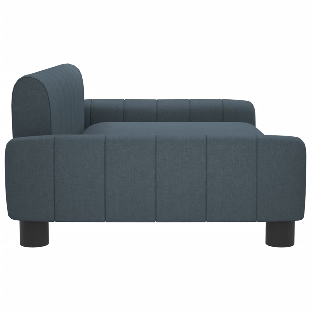 Kindersofa Dunkelgrau 90x53x30 cm Stoff