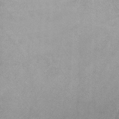 Kindersofa Hellgrau 90x53x30 cm Samt