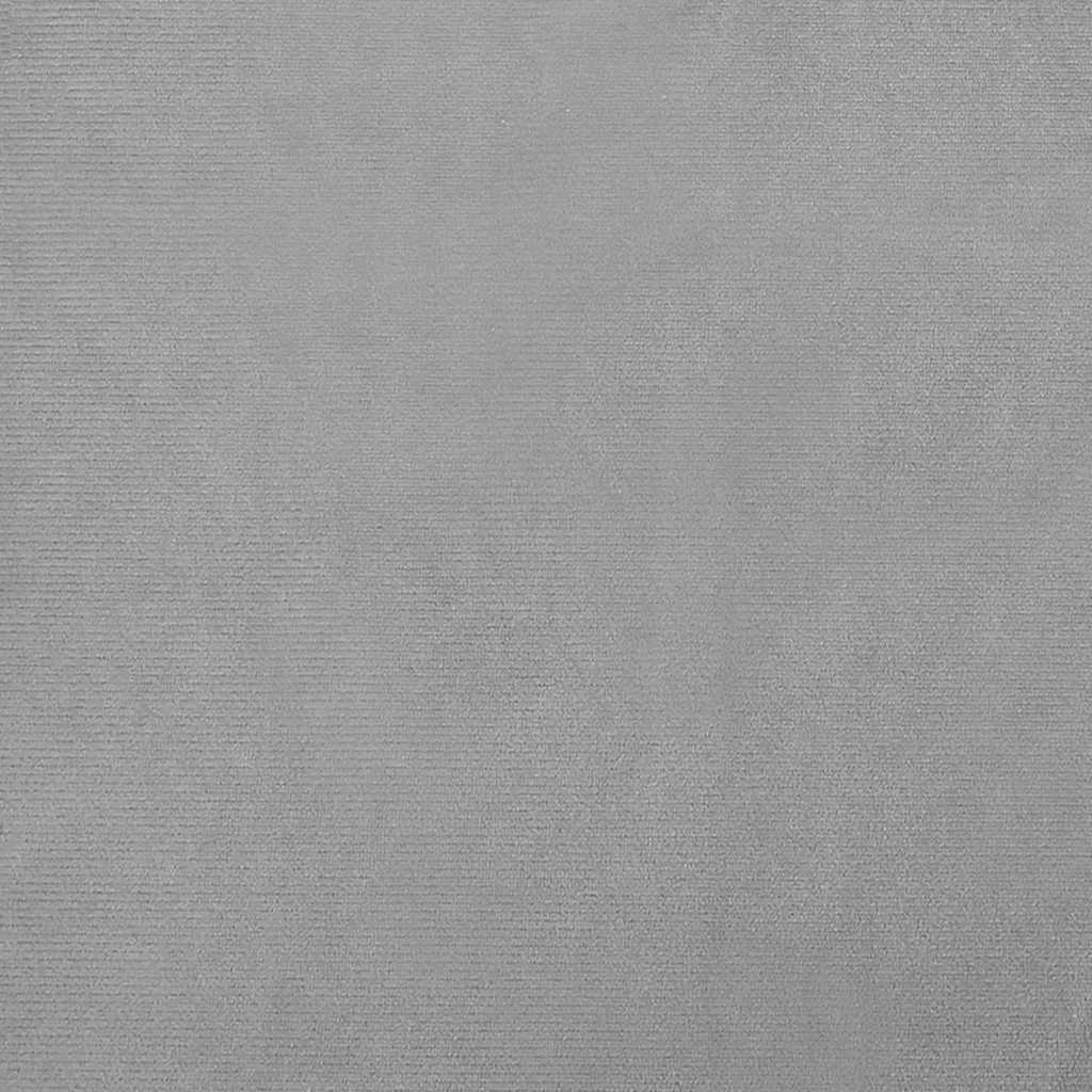 Kindersofa Hellgrau 70x45x30 cm Samt