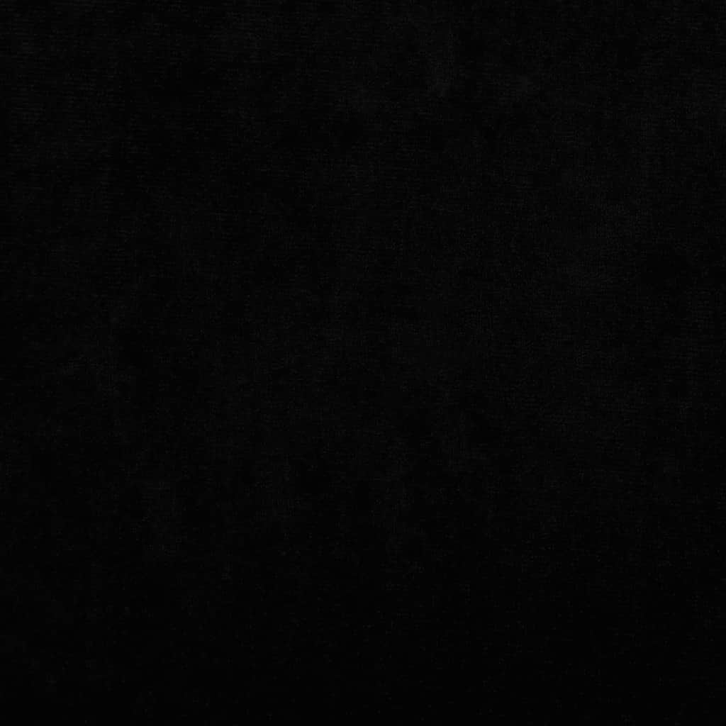 Kindersofa Schwarz 80x45x30 cm Samt