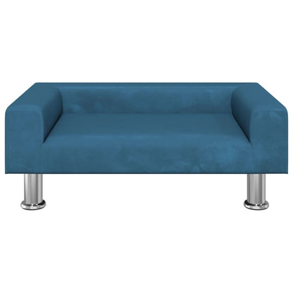 Kindersofa Blau 70x45x26,5 cm Samt