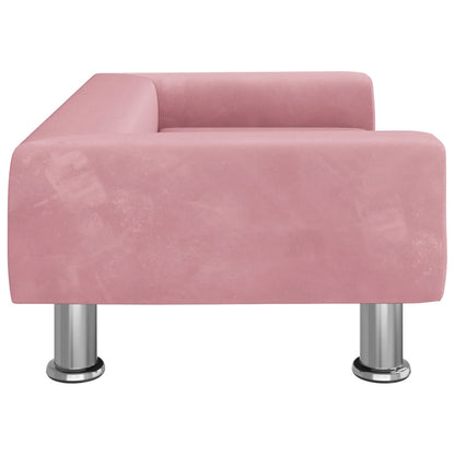 Kindersofa Rosa 70x45x26,5 cm Samt