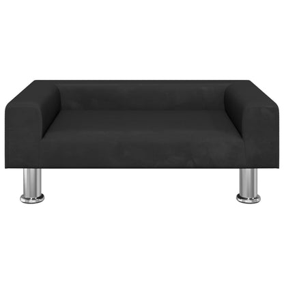 Kindersofa Schwarz 70x45x26,5 cm Samt