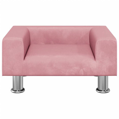 Kindersofa Rosa 50x40x26,5 cm Samt