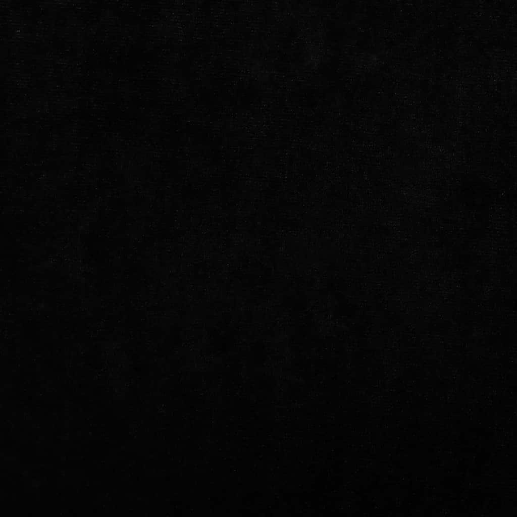 Kindersofa Schwarz 50x40x26,5 cm Samt