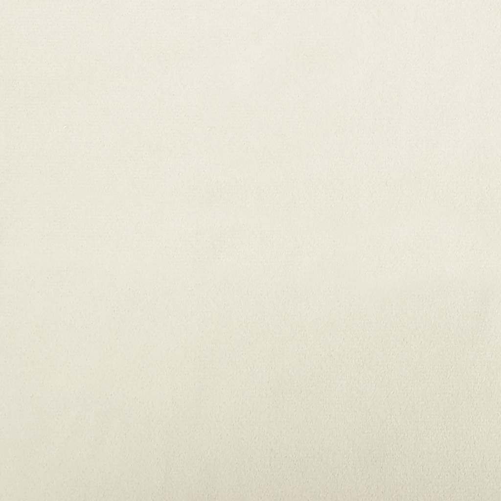 Kindersofa Creme 50x40x26,5 cm Samt