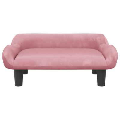 Kindersofa Rosa 70x40x24 cm Samt