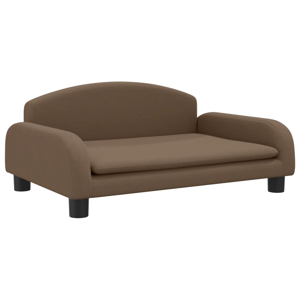 Kindersofa Braun 70x45x30 cm Stoff