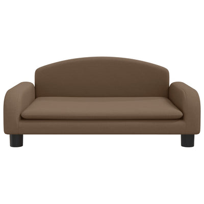 Kindersofa Braun 70x45x30 cm Stoff