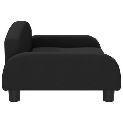 Kindersofa Schwarz 70x45x30 cm Stoff