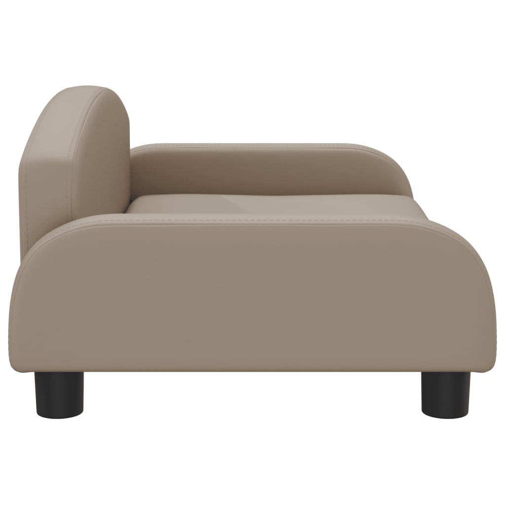 Kindersofa Cappuccino 70x45x30 cm Kunstleder