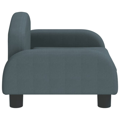 Kindersofa Dunkelgrau 50x40x30 cm Stoff