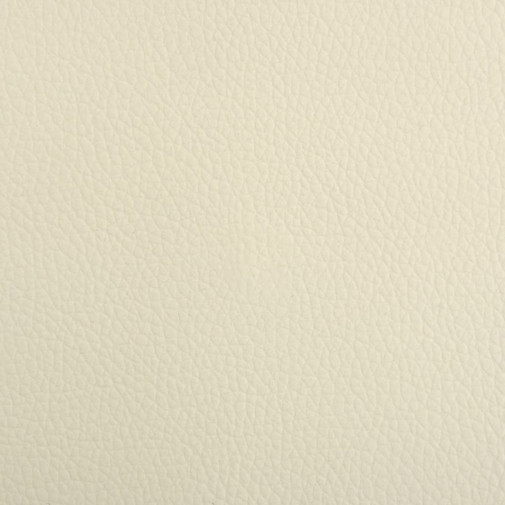 Kindersofa Creme 50x40x30 cm Kunstleder