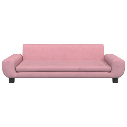 Kindersofa Rosa 100x54x33 cm Samt