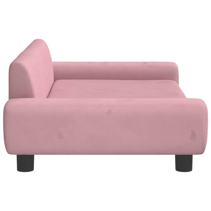 Kindersofa Rosa 100x54x33 cm Samt